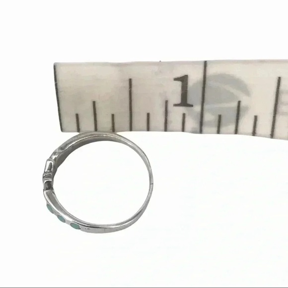 925 STERLING SILVER TOE RING XS BUTTERFLY STONE OPEN BEACH VACATION JEWELRY - Picture 3 of 8